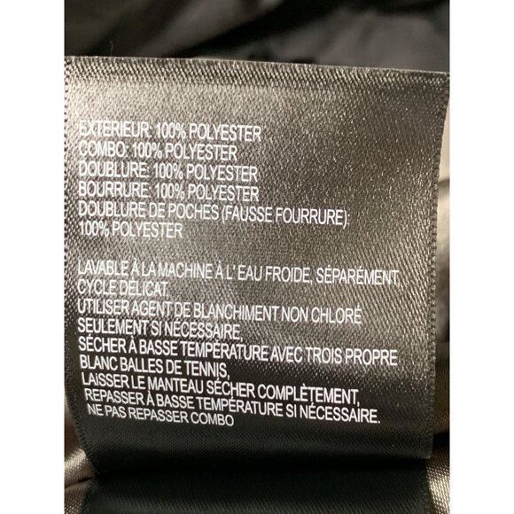 Laundry By Shelli Segal Black Puffer Jacket L/G NWT $300 RG10474 Zip Hood Quilt - Picture 7 of 13